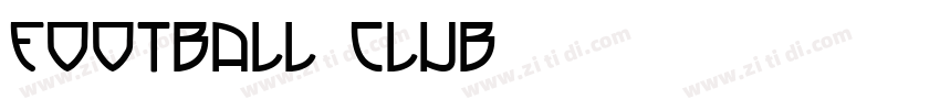FOOTBALL CLUB字体转换